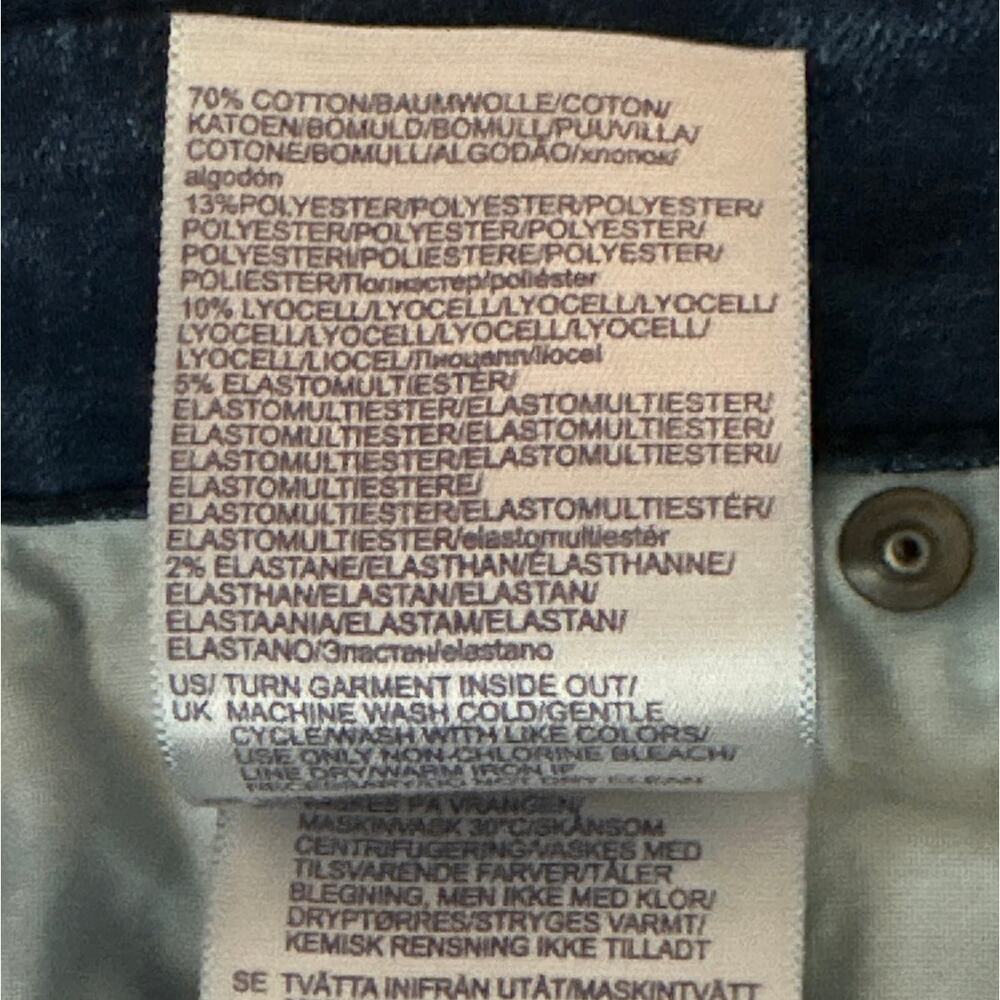 NYDJ Marilyn Straight Leg Jeans Lift Tuck Technology Blue Denim Stretch Sz 14 - Picture 9 of 11
